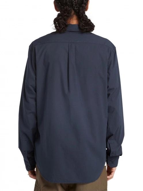 camasa cu maneci lungi pt. barbati Timberland Stretch Poplin Shirt albastru inchis 3