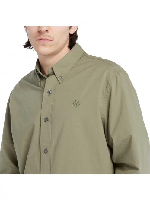 camasa cu maneci lungi pt. barbati Timberland Stretch Poplin Shirt verde 6