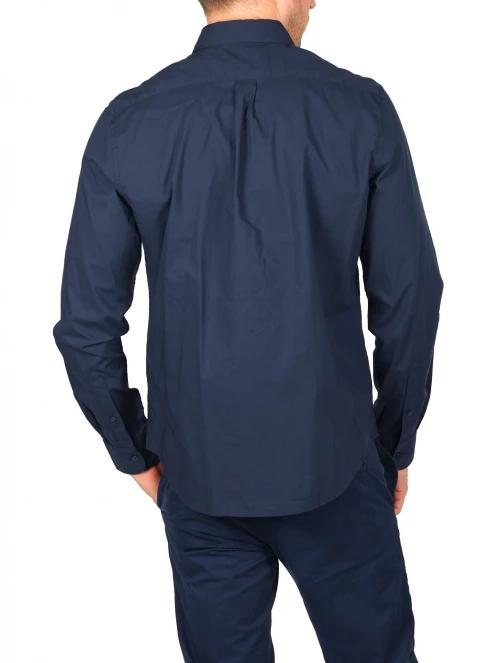 camasa cu maneci lungi pt. barbati Timberland Stretch Poplin Shirt albastru inchis 4