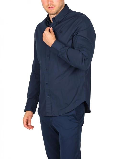 camasa cu maneci lungi pt. barbati Timberland Stretch Poplin Shirt albastru inchis 6