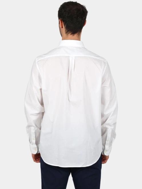camasa cu maneci lungi pt. barbati Timberland Long Sleeve Stretch Poplin Shirt alb 4