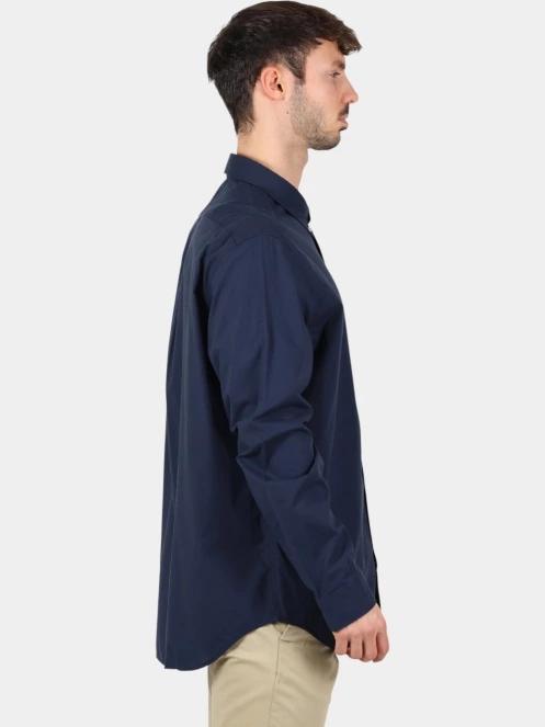 camasa cu maneci lungi pt. barbati Timberland Long Sleeve Stretch Poplin Shirt albastru inchis 3