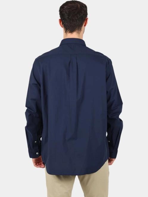 camasa cu maneci lungi pt. barbati Timberland Long Sleeve Stretch Poplin Shirt albastru inchis 4