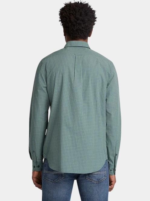 camasa cu maneci lungi pt. barbati Timberland Micro Plaid Poplin Shirt verde 3