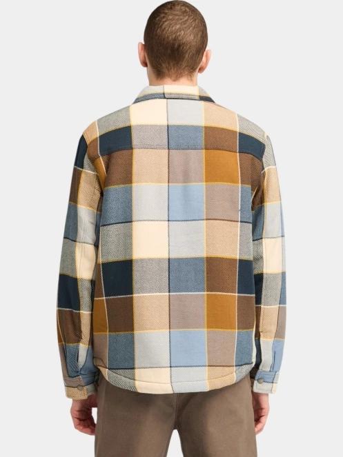 jacheta de primavara pt. barbati Timberland Sherpa Lined Plaid Overshirt multicolor 3
