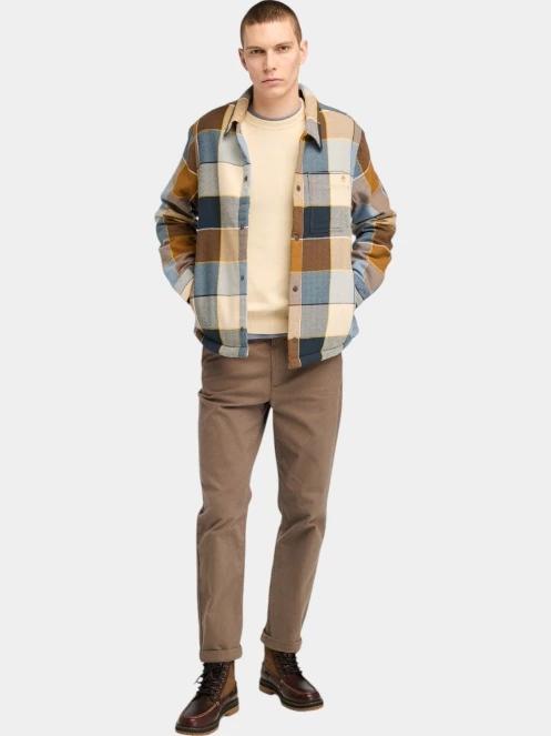 jacheta de primavara pt. barbati Timberland Sherpa Lined Plaid Overshirt multicolor 4