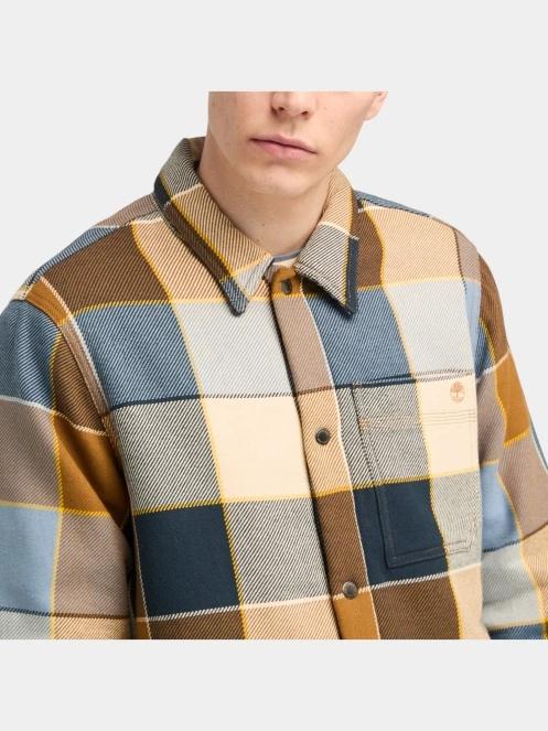 jacheta de primavara pt. barbati Timberland Sherpa Lined Plaid Overshirt multicolor 5