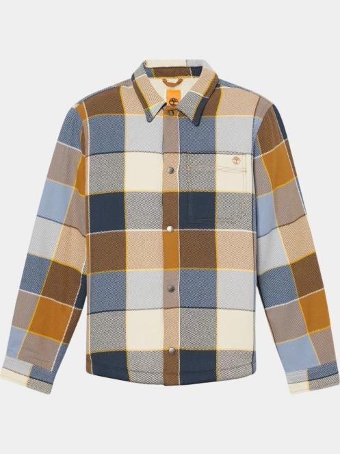 jacheta de primavara pt. barbati Timberland Sherpa Lined Plaid Overshirt multicolor 7