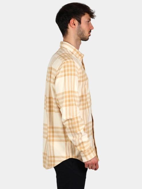 camasa cu maneci lungi pt. barbati Timberland Midweight  Flannel Check Shirt albastru 3