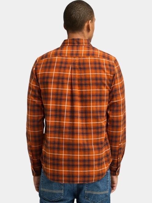 camasa cu maneci lungi pt. barbati Timberland Solucell Plaid Shirt maro 3