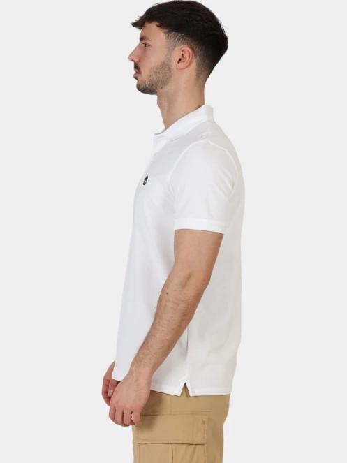 tricou cu guler pt. barbati Timberland Pique Short Sleeve Polo alb 3