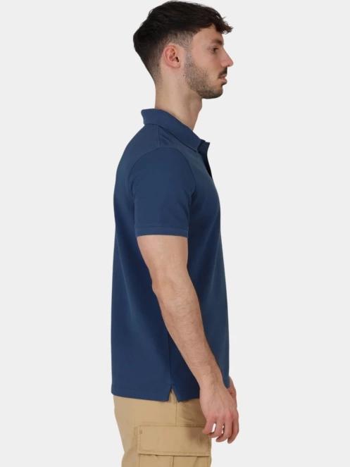 tricou cu guler pt. barbati Timberland Pique Short Sleeve Polo albastru inchis 5