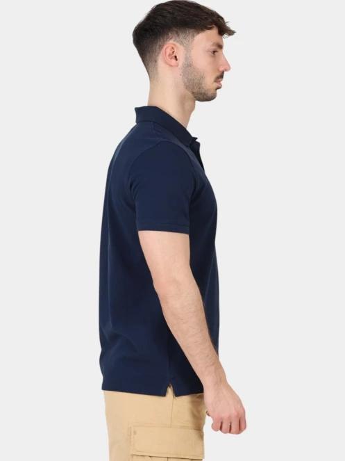 tricou cu guler pt. barbati Timberland Pique Short Sleeve Polo albastru inchis 5