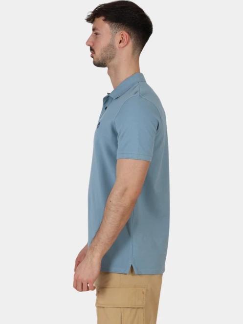 tricou cu guler pt. barbati Timberland Pique Short Sleeve Polo albastru 3