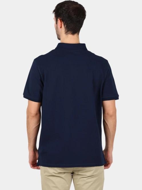 tricou cu guler pt. barbati Timberland Pique Short Sleeve Polo albastru inchis 4