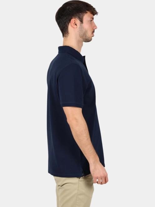 tricou cu guler pt. barbati Timberland Pique Short Sleeve Polo albastru inchis 3