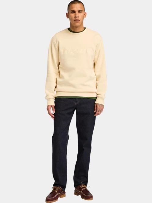 pulover pt. barbati Timberland Crew Neck nisip 4