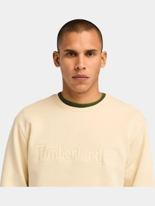 pulover pt. barbati Timberland Crew Neck nisip 5