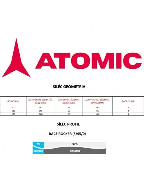 talpa schiuri Atomic Redster J2 100-120 + C 5 GW rosu 2