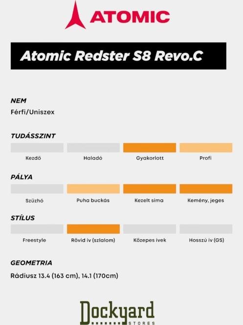 talpa schiuri Atomic Redster S8 Rvsk C + X 12 Gw rosu 10