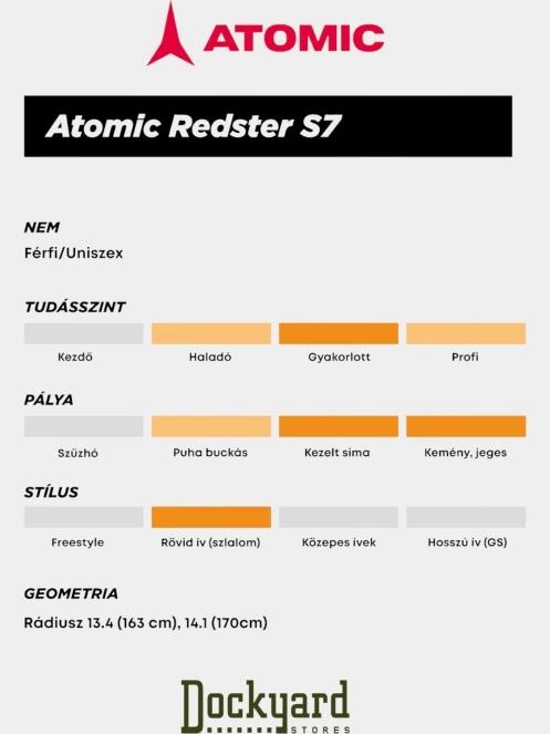 talpa schiuri Atomic Redster S7 + Mi 12 Gw rosu 9