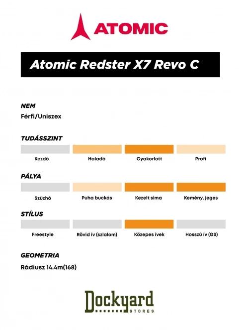 talpa schiuri Atomic Redster X7 Revoshock C + Mi 12 Gw negru 13