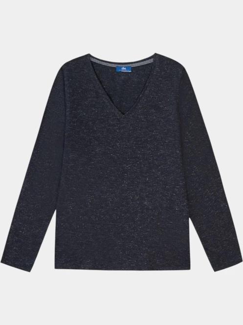 tricou cu maneci lungi pt. femei TBS Adinalon albastru inchis 5