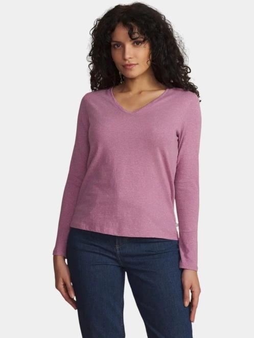 tricou cu maneci lungi pt. femei TBS Adinalon violet 2