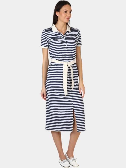 rochie midi pt. femei TBS Adiolrob albastru inchis 5