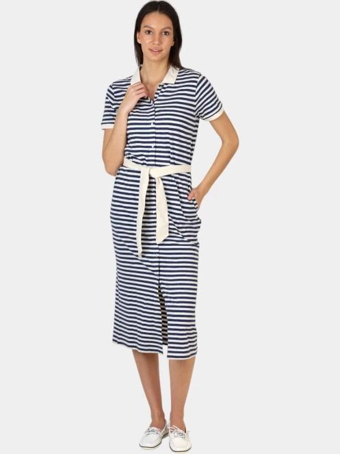 rochie midi pt. femei TBS Adiolrob albastru inchis 6