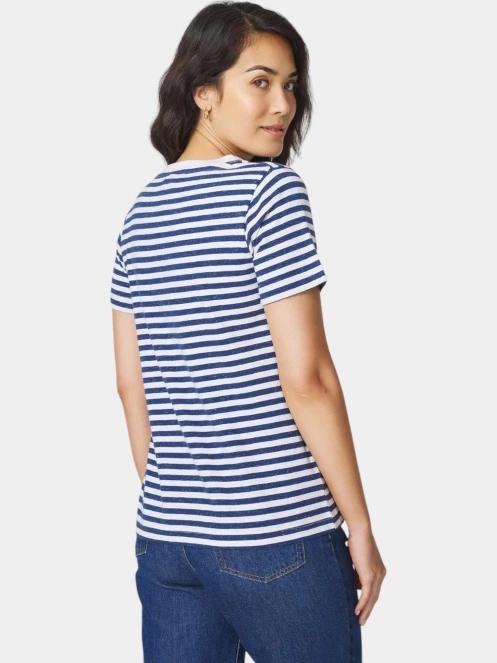 tricou cu maneci scurte pt. femei TBS Adioltee albastru inchis 3