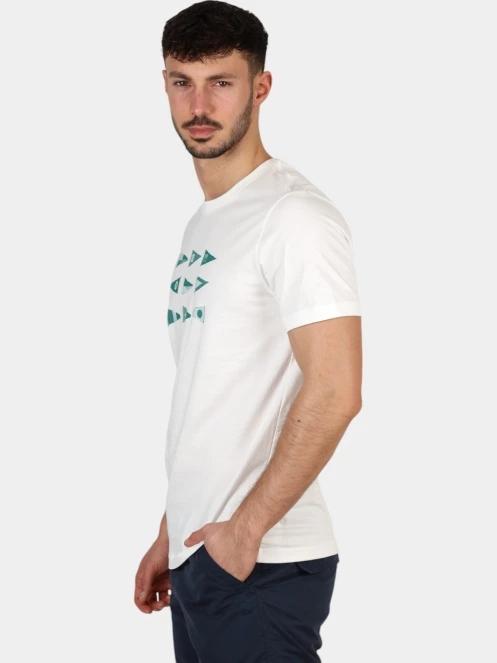 tricou cu maneci scurte pt. barbati TBS Albertee alb 3