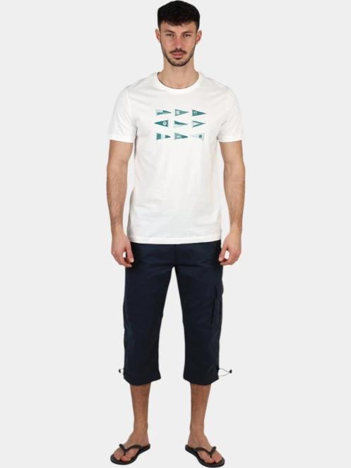 tricou cu maneci scurte pt. barbati TBS Albertee alb 6