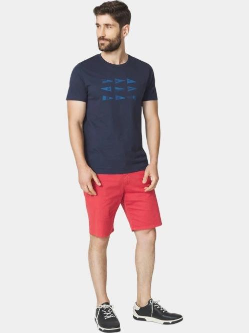 tricou cu maneci scurte pt. barbati TBS Albertee albastru inchis 4