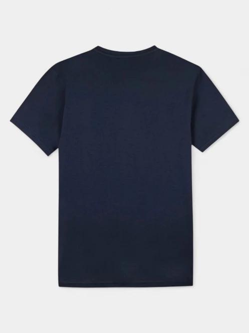 tricou cu maneci scurte pt. barbati TBS Albertee albastru inchis 7