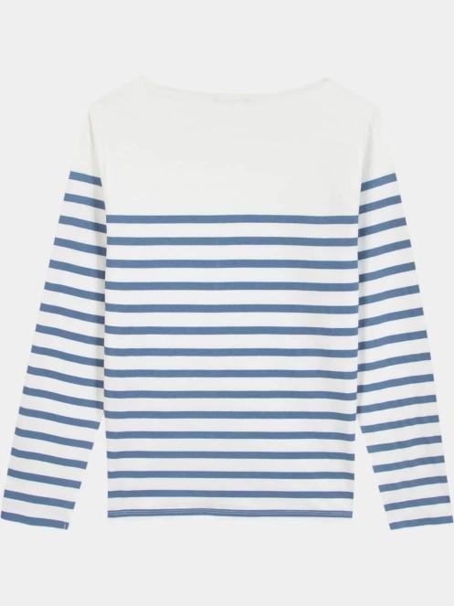 tricou cu maneci lungi pt. femei TBS Alisatee alb 3
