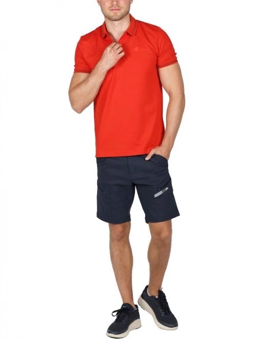 tricou cu guler pt. barbati TBS Attonpol rosu 5