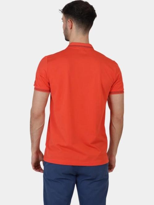 tricou cu guler pt. barbati TBS Attonpol magenta 4