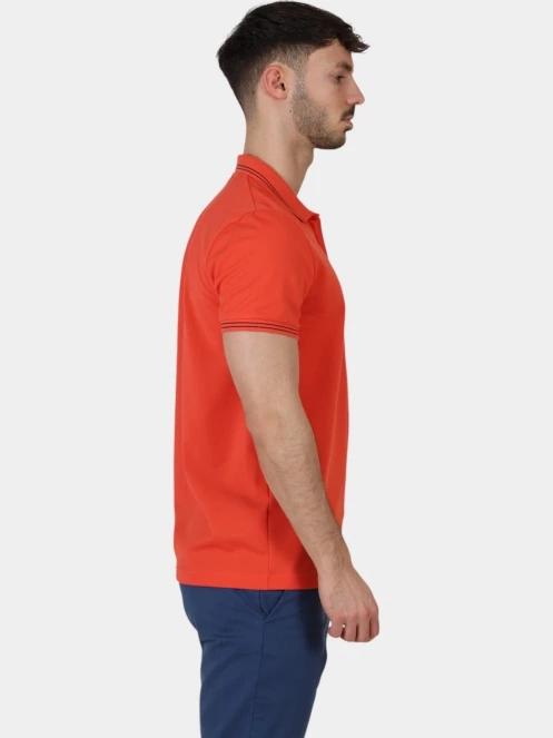 tricou cu guler pt. barbati TBS Attonpol magenta 5