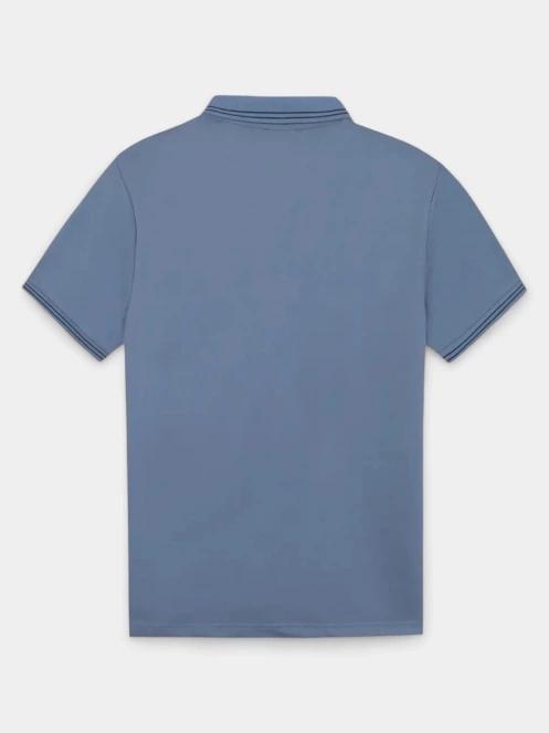 tricou cu guler pt. barbati TBS Attonpol albastru 5