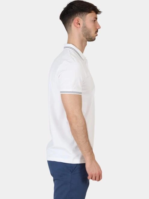 tricou cu guler pt. barbati TBS Attonpol alb 5