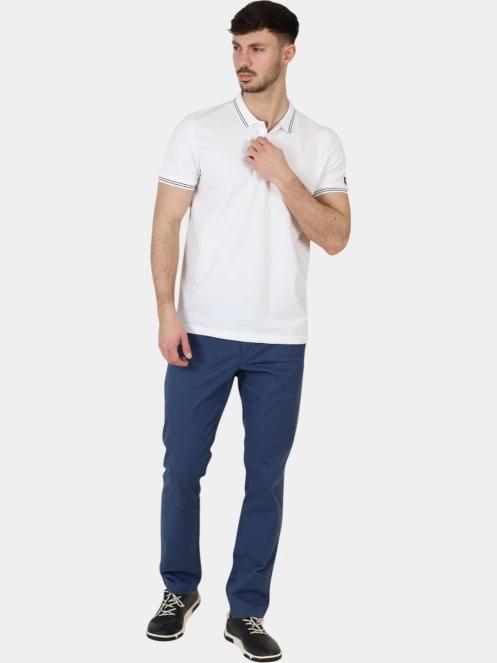 tricou cu guler pt. barbati TBS Attonpol alb 6