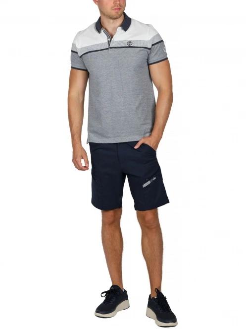 tricou cu guler pt. barbati TBS Barispol gri 5