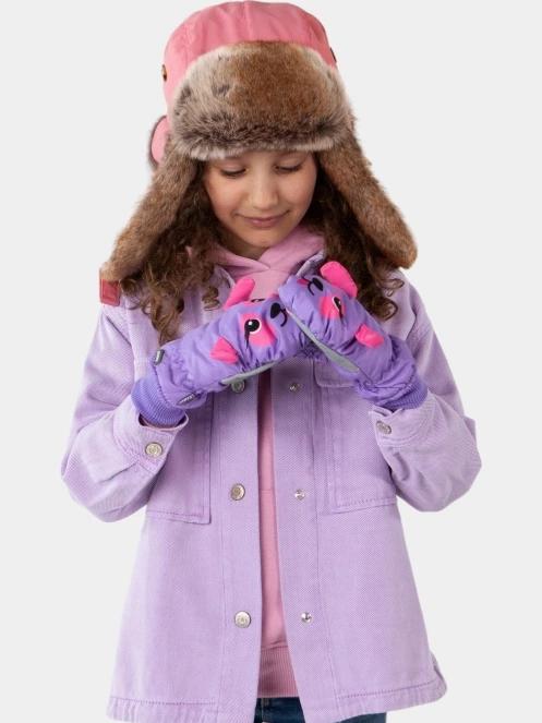 caciula cu urechi Barts Kamikaze Kids roz 4