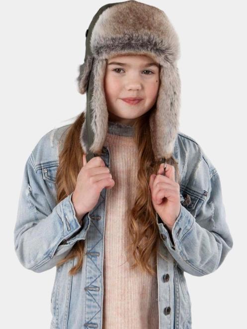 caciula cu urechi Barts Kamikaze Kids oliv 3