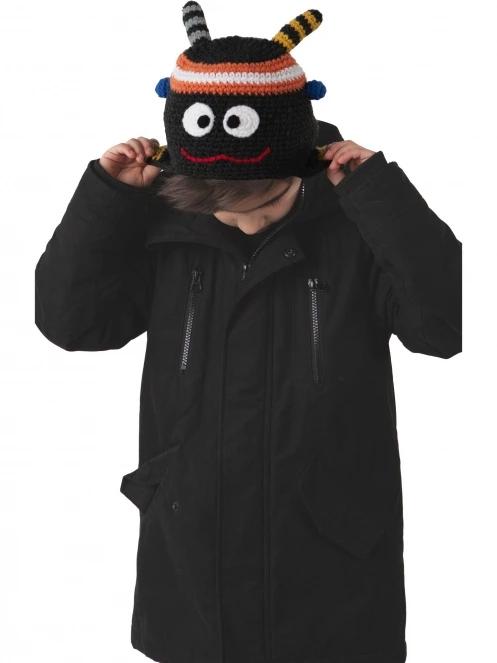 caciula tricotata Barts Monster Beanie negru 4