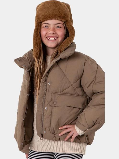 caciula cu urechi Barts Lucernia Bomber Kids maro 3