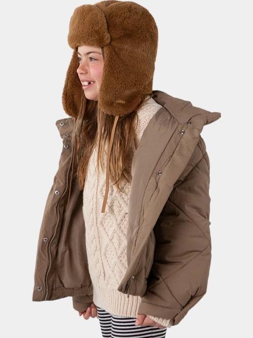 caciula cu urechi Barts Lucernia Bomber Kids maro 4