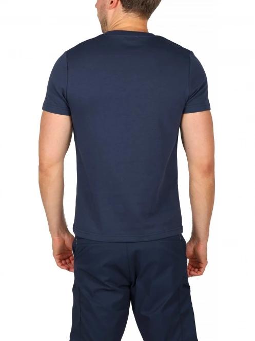 tricou cu maneci scurte pt. barbati TBS Blasetee albastru inchis 4