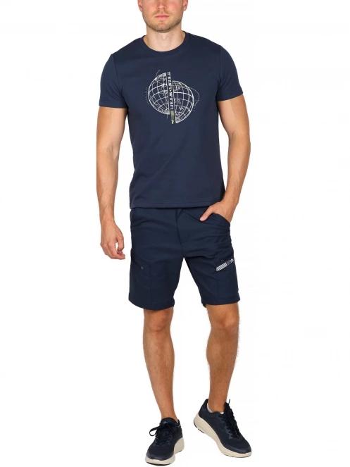 tricou cu maneci scurte pt. barbati TBS Blasetee albastru inchis 5